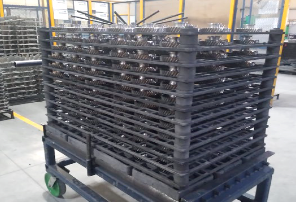 Advanced distortion control for case hardening of transmission ...